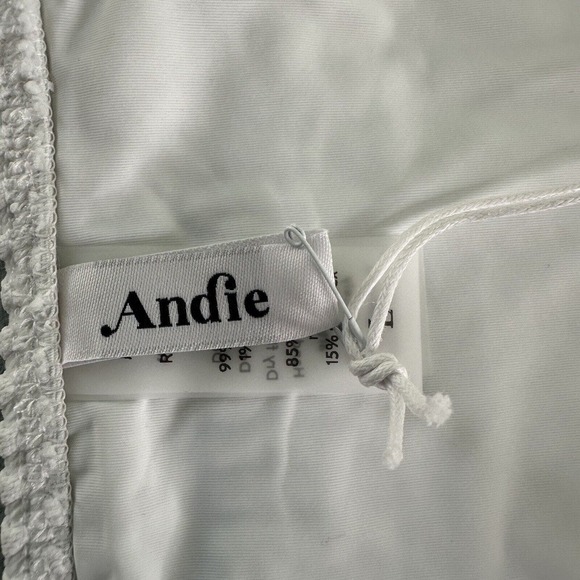 Andie X Demi Moore The Tropez Bottom Women Sz Large Crochet Sculpting Comfort - Picture 7 of 11